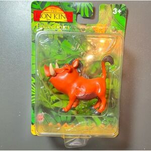 New Disney The Lion King Collectibles Pumbaa Figure - Mattel 2001 NIP Vintage